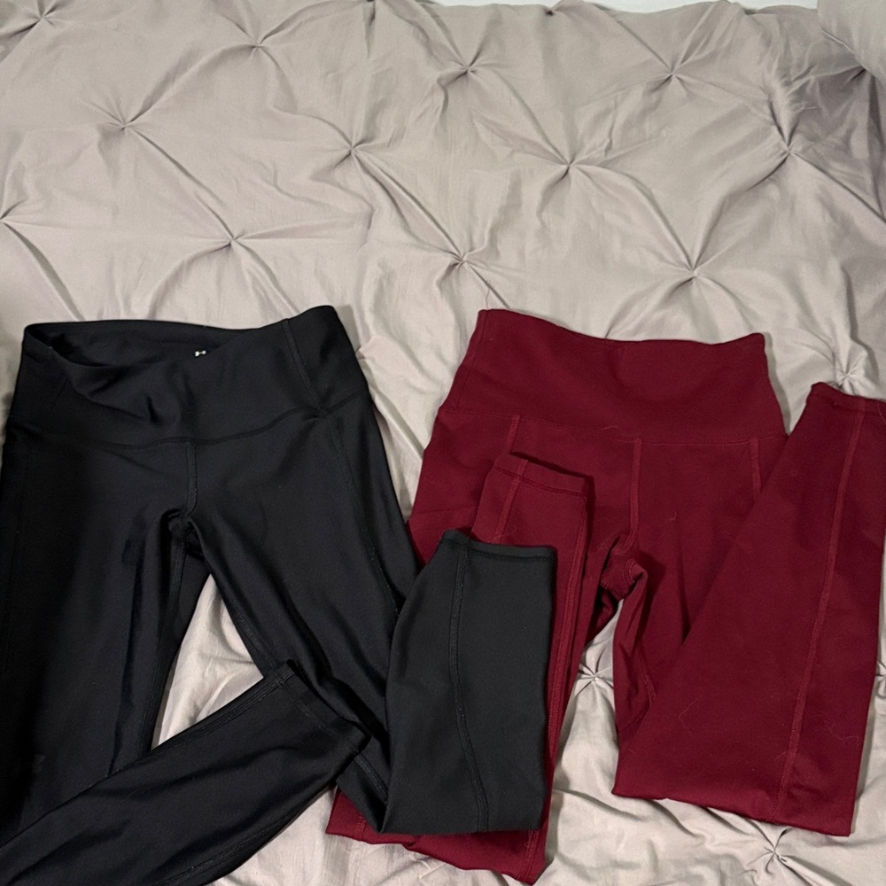 American Eagle Outfitters Burgundy Leggings